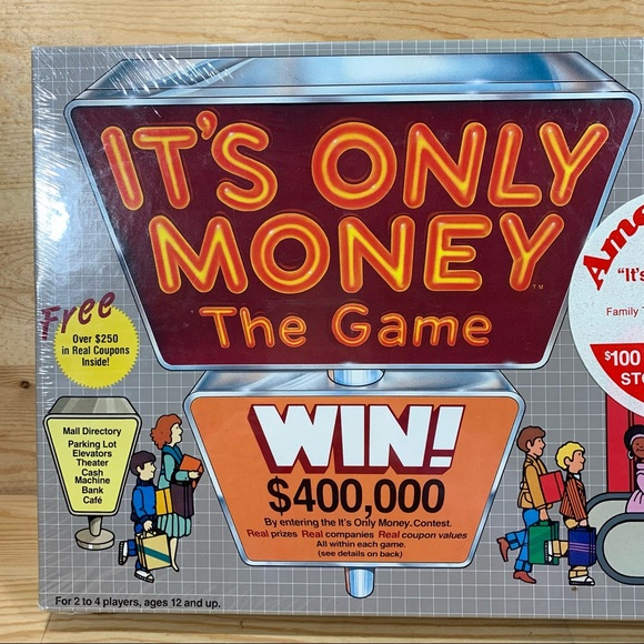 NEW VTG Its Only Money The Board Game 1987 Game of Shopping, Savvy and Spending - Picture 6 of 8